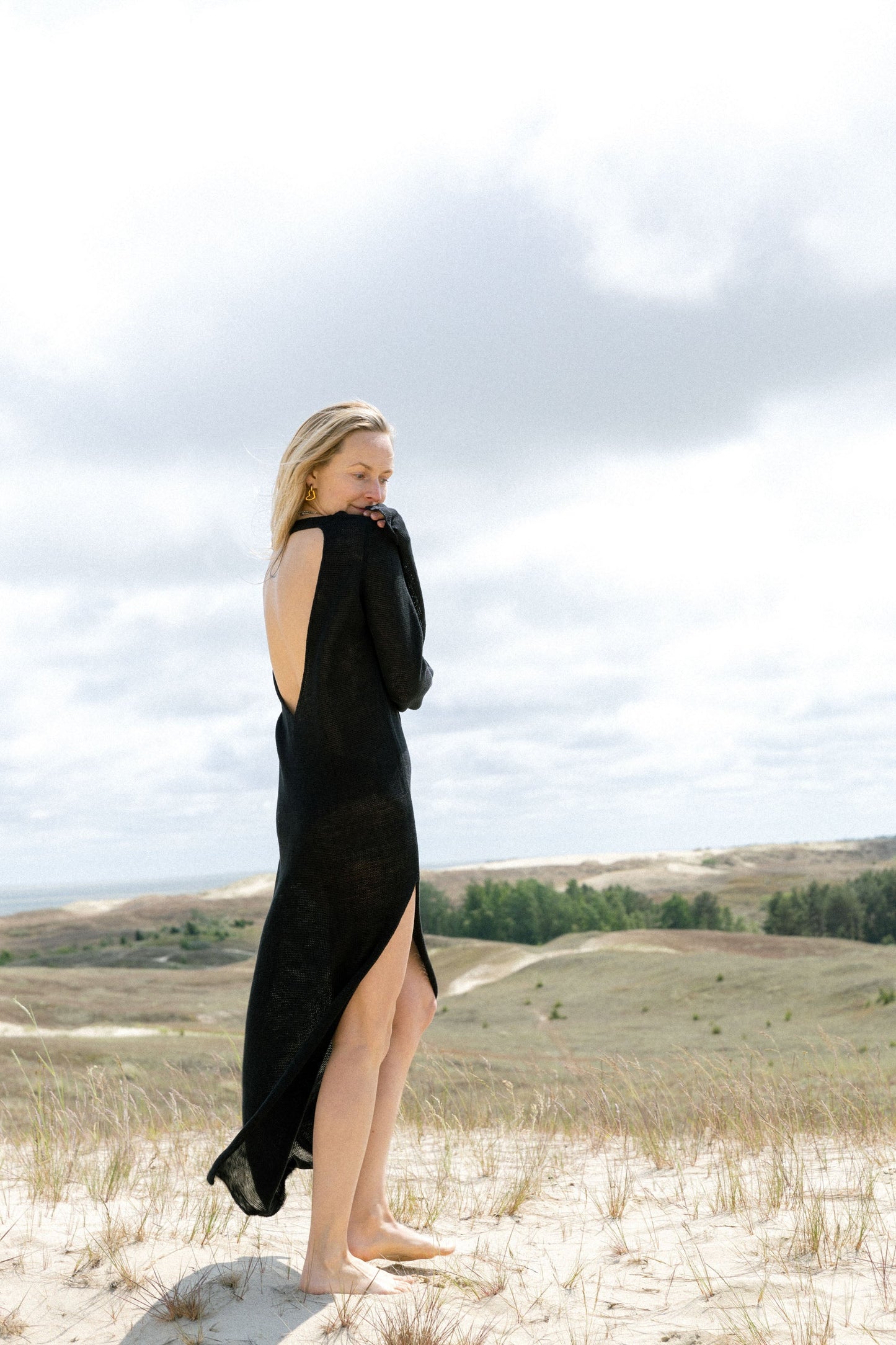 Juoda suknelė „Mare“ SALANIDA