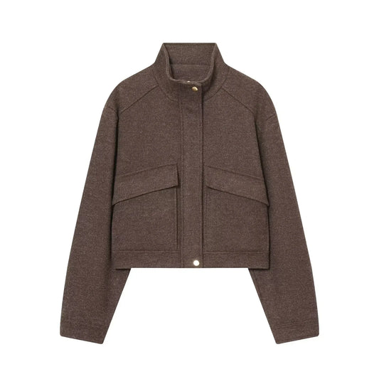 Ruda moteriška striukė - Jaukuma