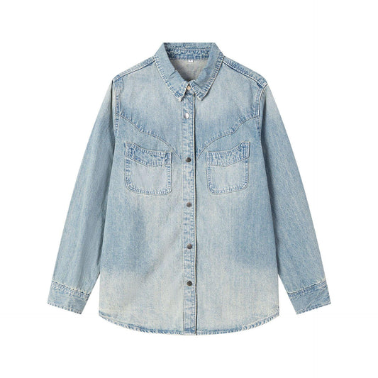 Džinsiniai unisex marškinėliai „FCQC“ - Jaukuma