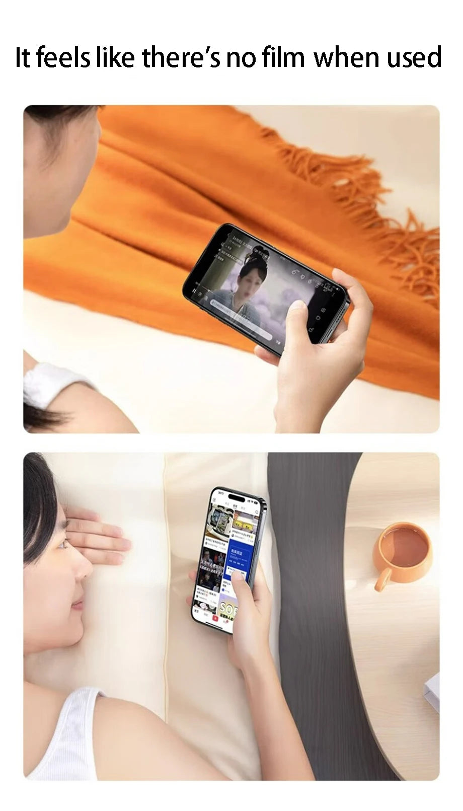 Grūdinto stiklo apsauga iPhone telefonui (4 vnt.)