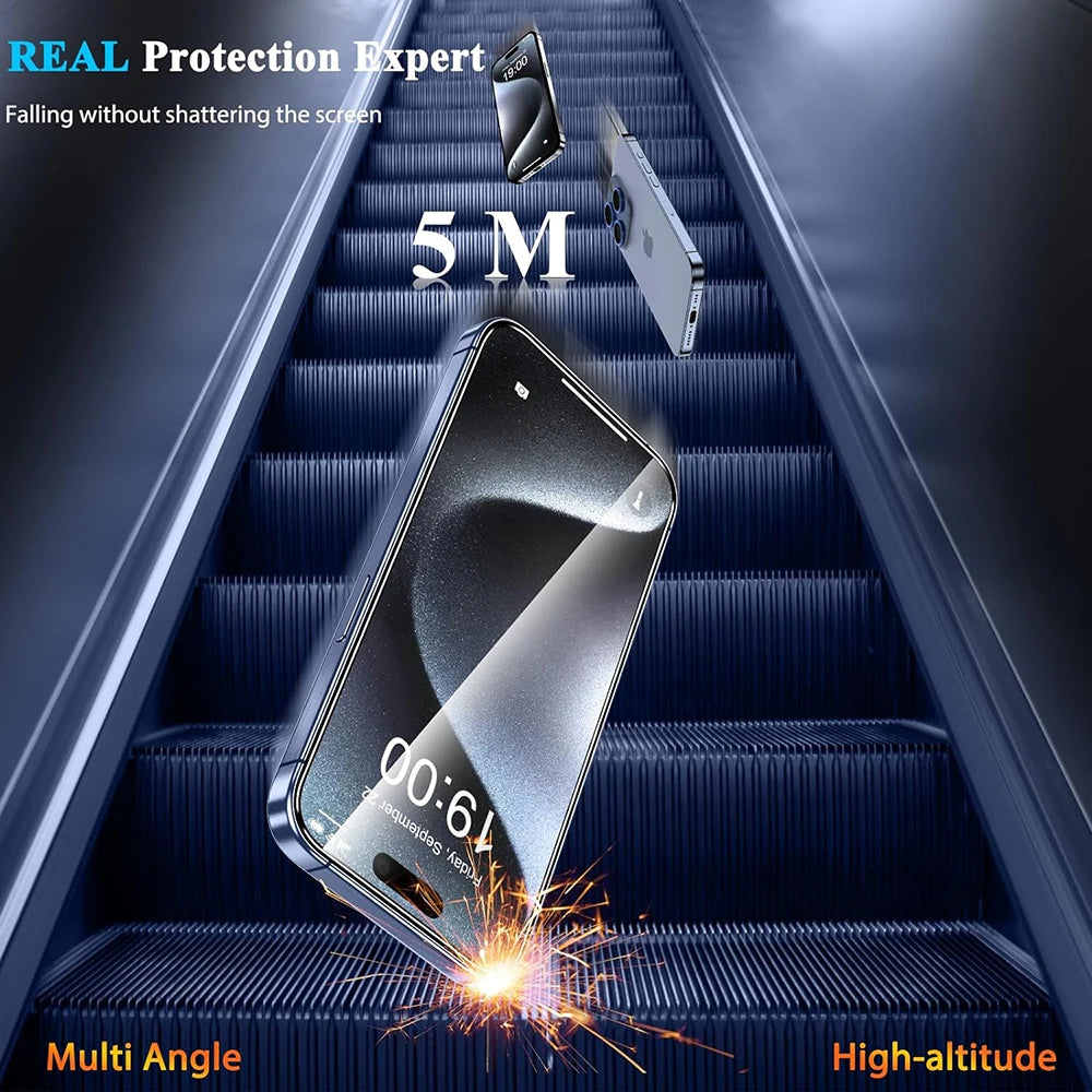 Grūdinto stiklo apsauga iPhone telefonui (4 vnt.)