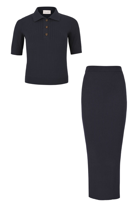 Madonna sijono ir palaidinės moteriškas komplektas Co-ord SALANIDA