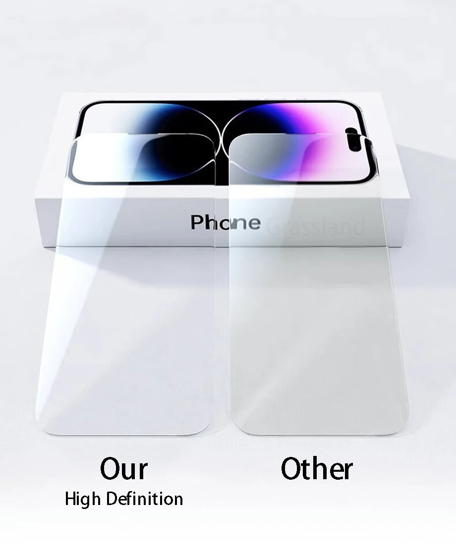 Grūdinto stiklo apsauga iPhone telefonui (4 vnt.)