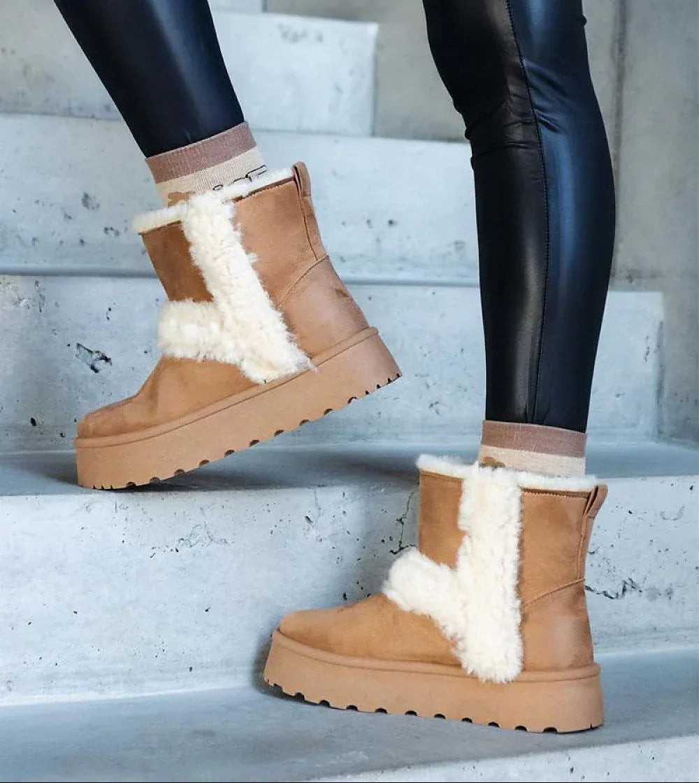 Beige žieminiai aulinukai Solea „Peters“ - Jaukuma