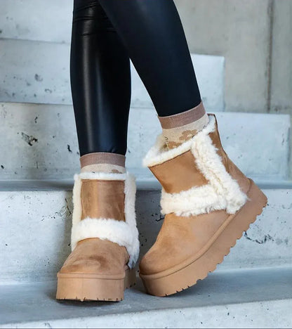 Beige žieminiai aulinukai Solea „Peters“ - Jaukuma