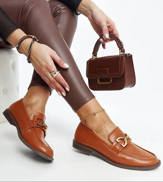 Rudi loaferiai Solea „Lea“ - Jaukuma